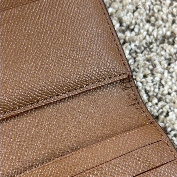 Coach Tan Leather Wallet - Picture 5 of 8